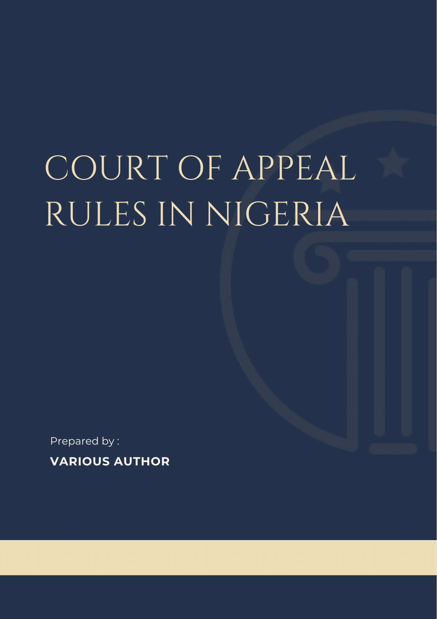 Court of Appeal Rules in Nigeria
