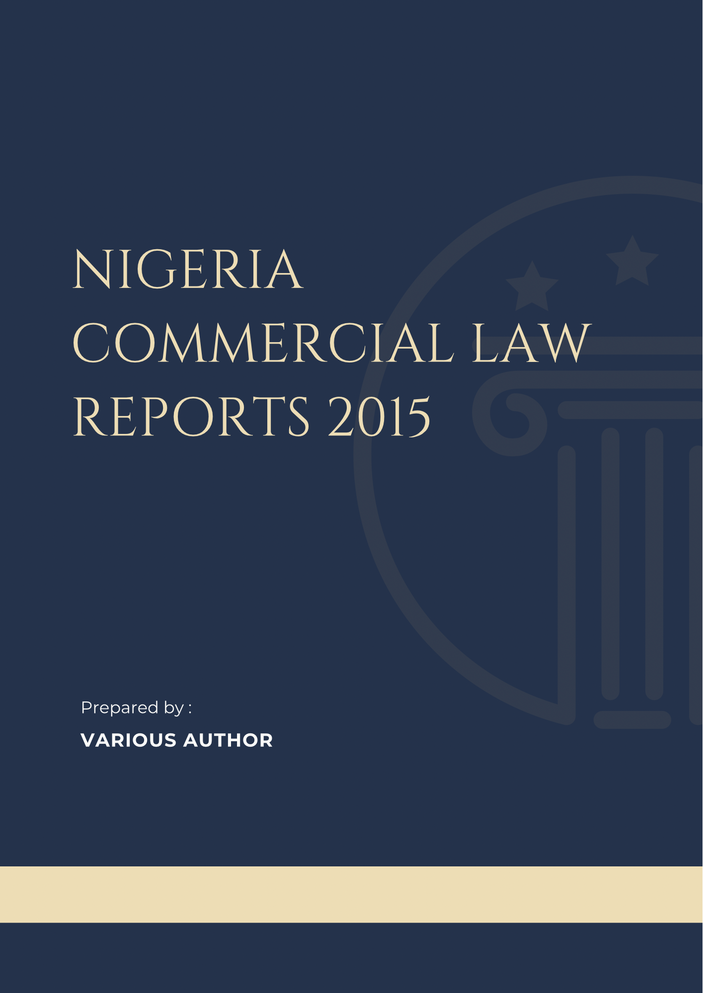 Nigeria Commercial Law Reports 2015