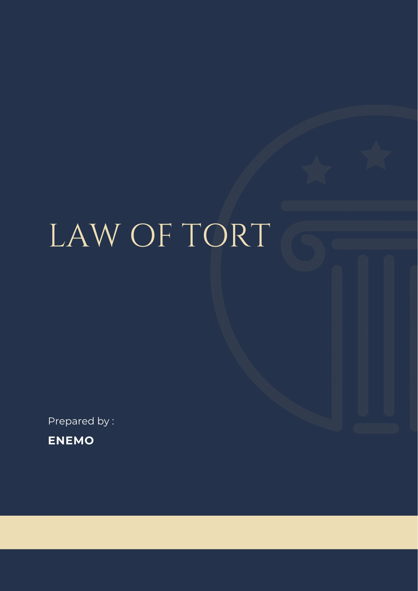 Law of Tort