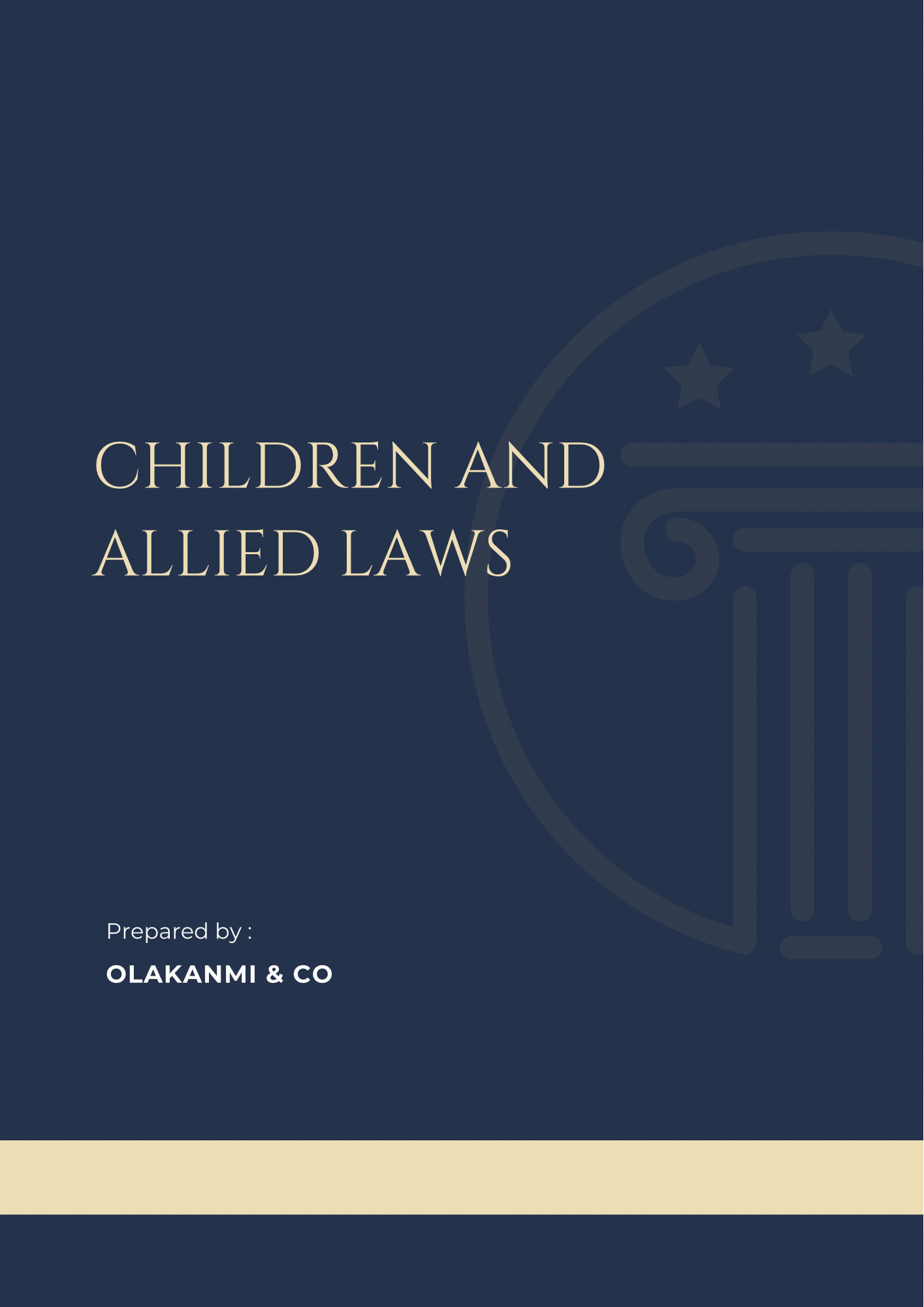 Children and Allied Laws