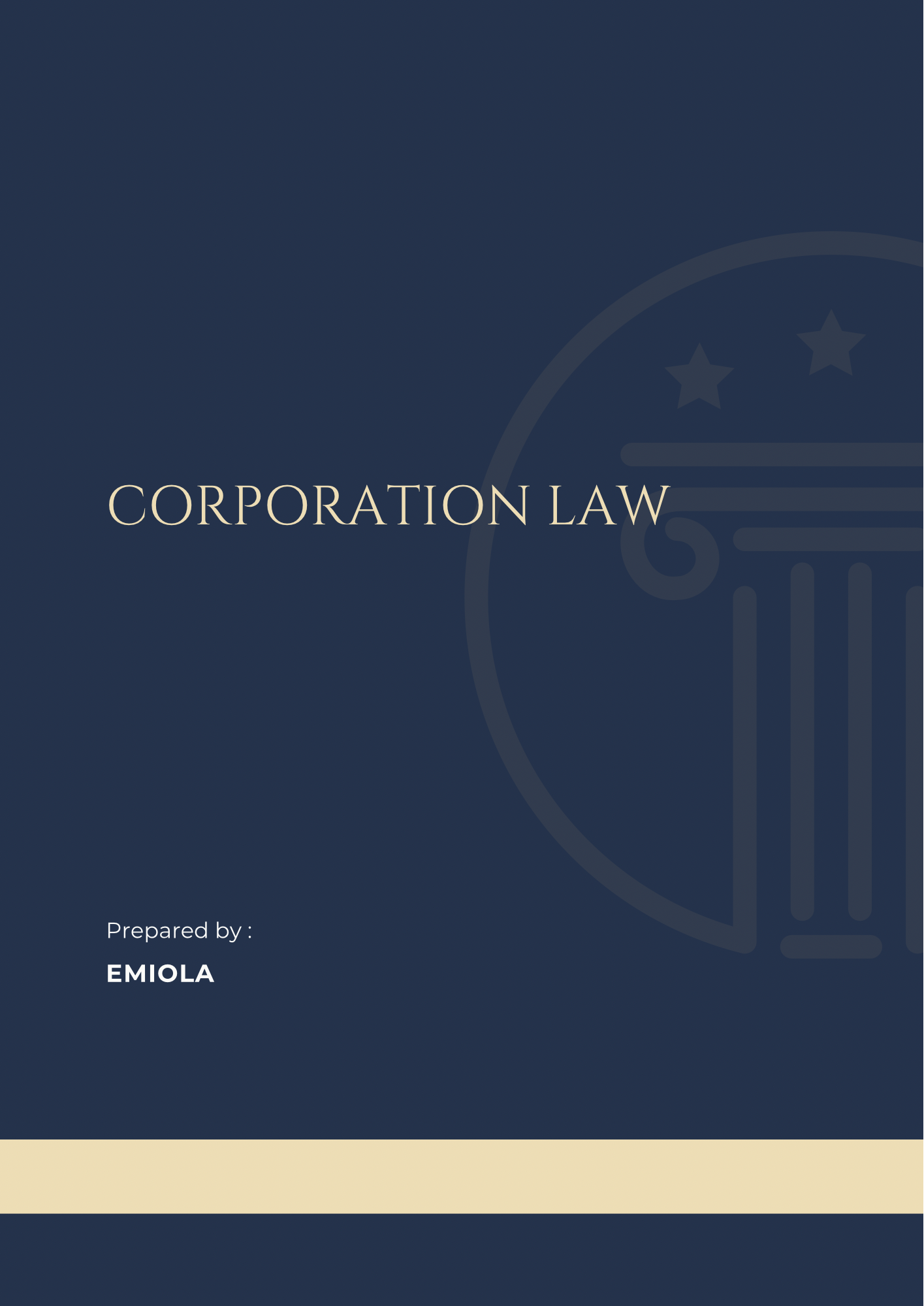 Corporation Law