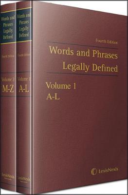 Words and Phrases Legally Defined: Volume 1